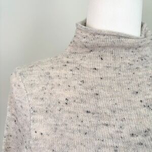 Madewell Women's XS Sweater Mock Neck Neutral Normcore Granola Girl Cabincore